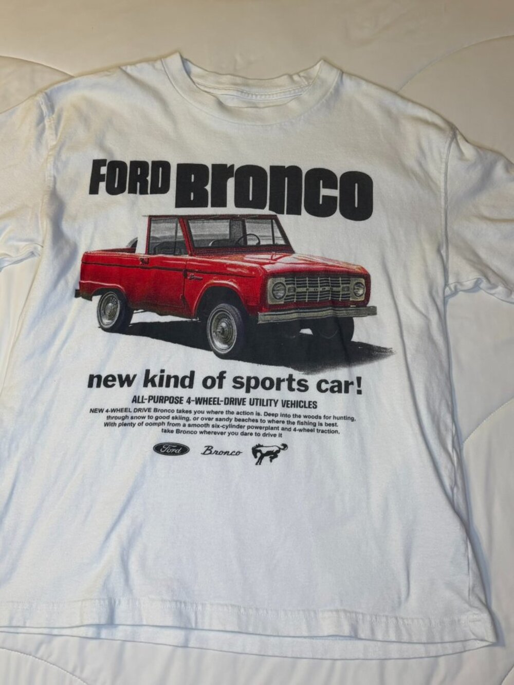 Abercrombie & Fitch Ford Bronco Graphic Tee Oversized XS